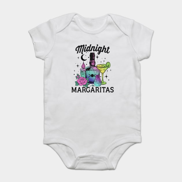 Midnight Margaritas Witch Halloween Baby Bodysuit by The WYLD Tribe